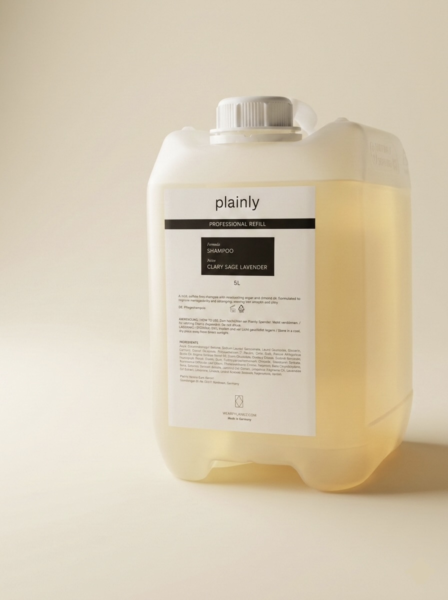 Plainly 5L canister, Shampoo