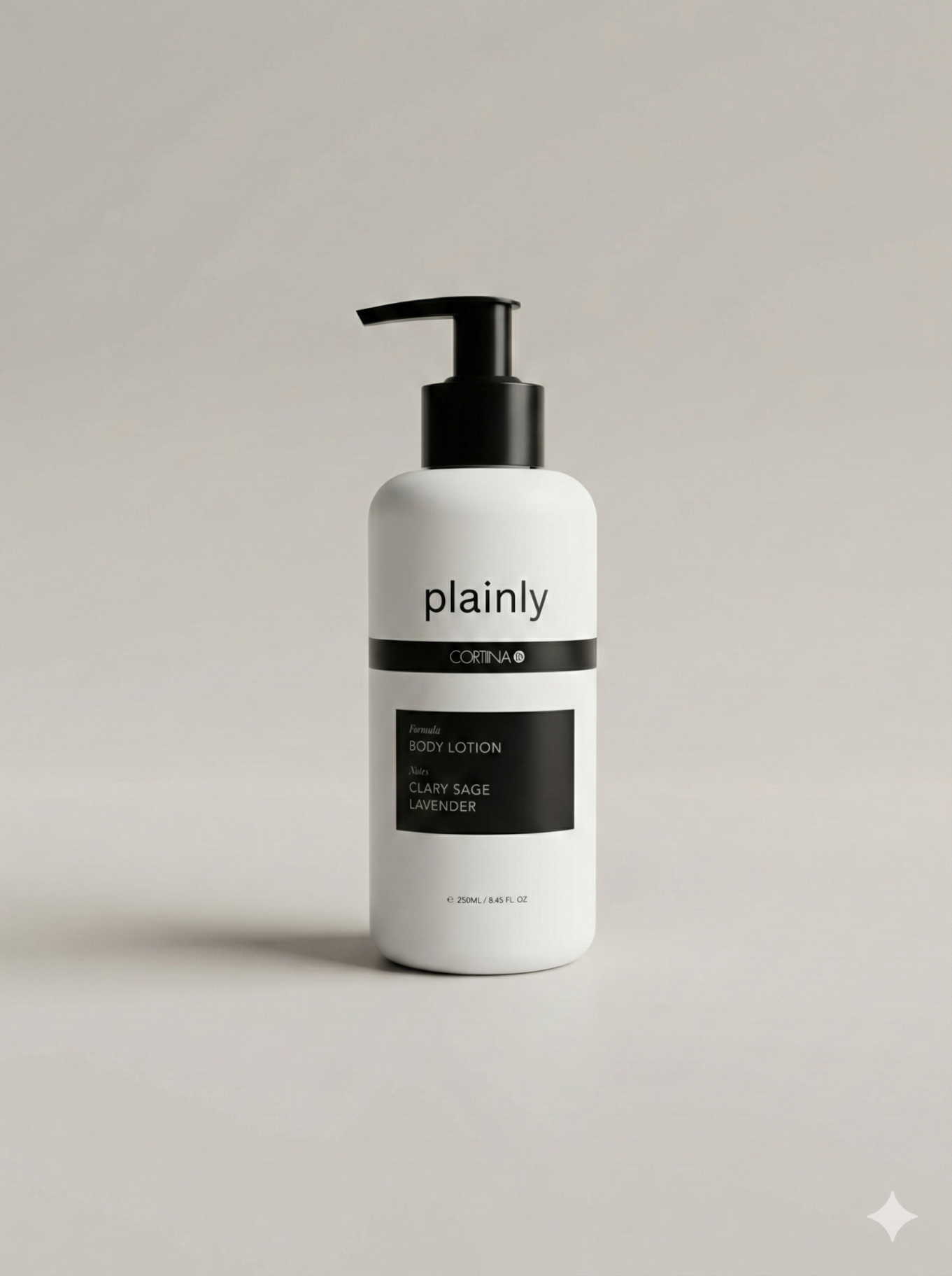 Plainly Body Lotion, 250ml bottle