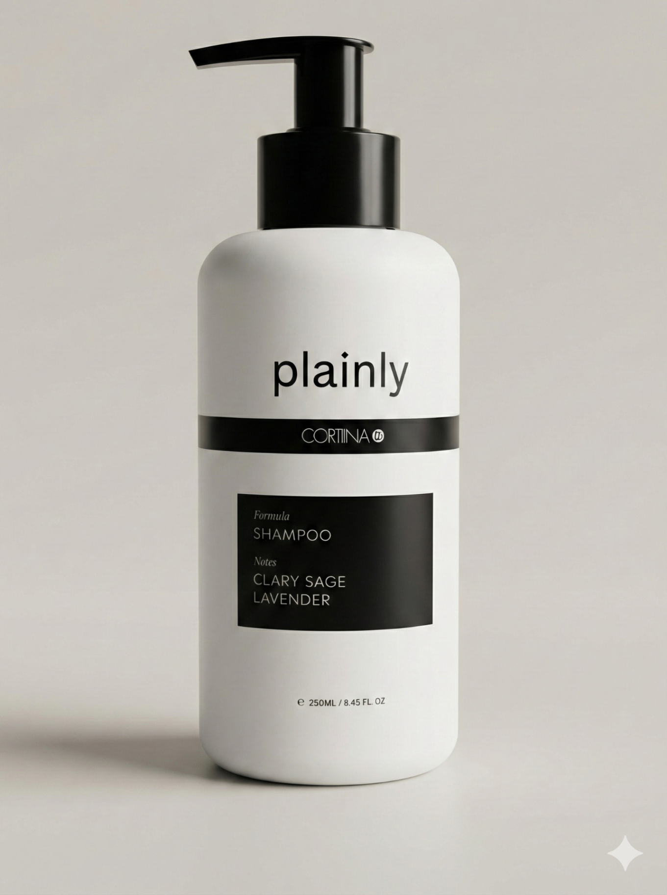 Plainly Shampoo, 250ml bottle