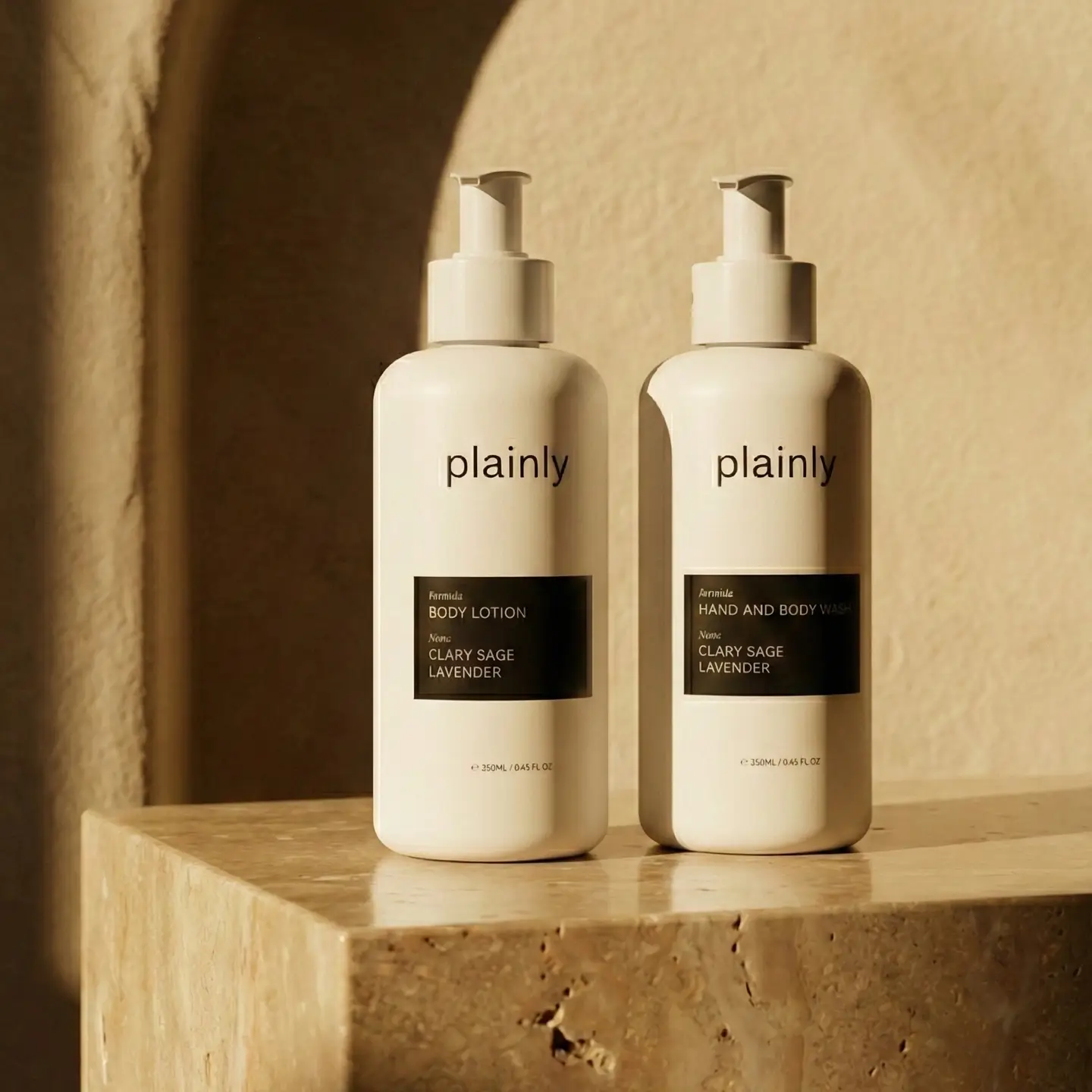 Plainly Body Care — Hand and Body Wash and Body Lotion
